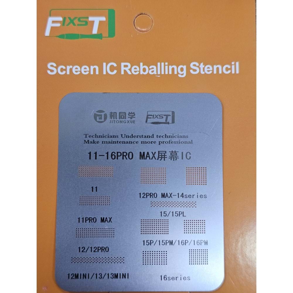 İphone 11 / 16 Pro Max Dokunmatik Çip Entegre Kalıbı