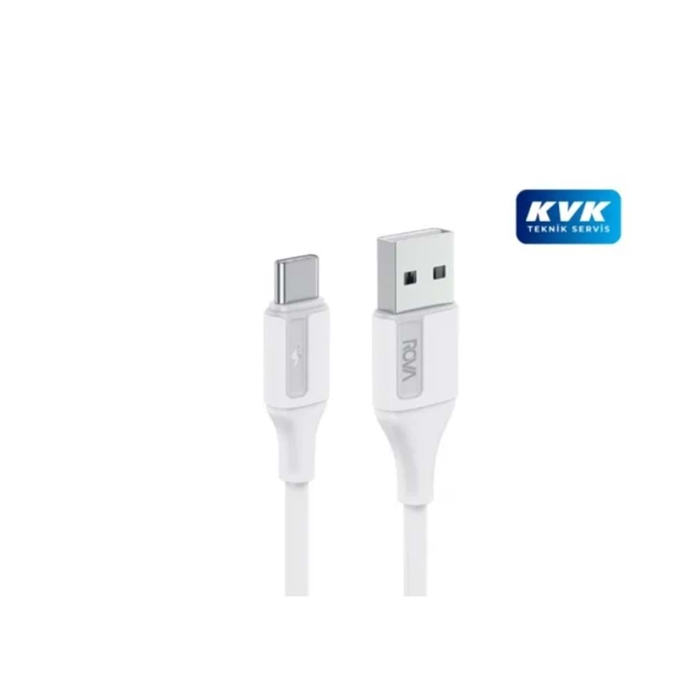 Rova KB201B İphone Usb To Type-C 2.4A Hızlı Data Şarj Kablosu 1.20cm