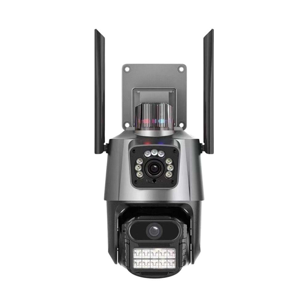 MPIA UME 3 MP + 3 MP Çift Lens Wi-Fi Kart Girişli Kamera