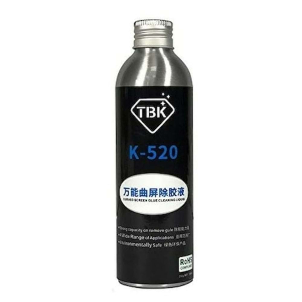 TBK K-520 Ekran Polarize Temizleme Sıvısı 250ml