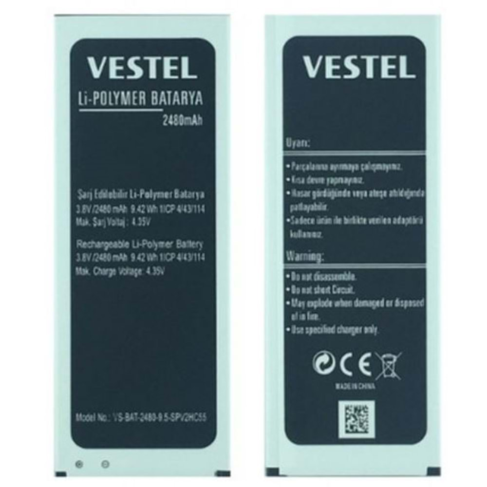 Vestel Venüs 5570 Orjinal Batarya