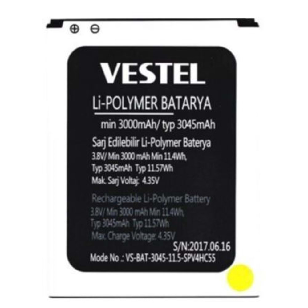 Vestel 5580 Orjinal Batarya