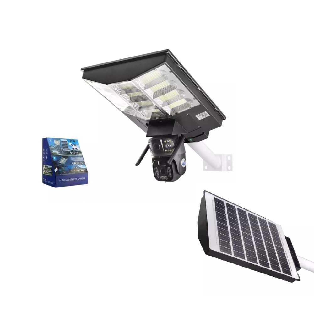 Nodar X5-Tech Yt-90s Ip 4G İp Kamera 2*2Mp Lens Projektörlü Solar V380