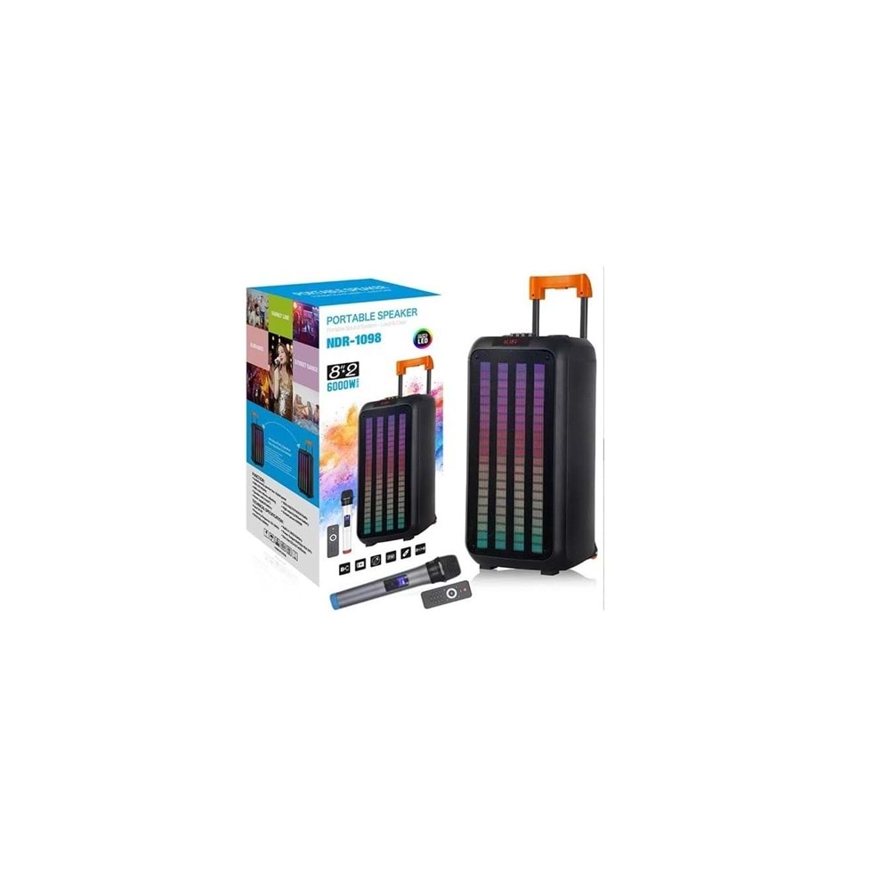 NDR1098 6000w Bluetooth Speaker Siyah