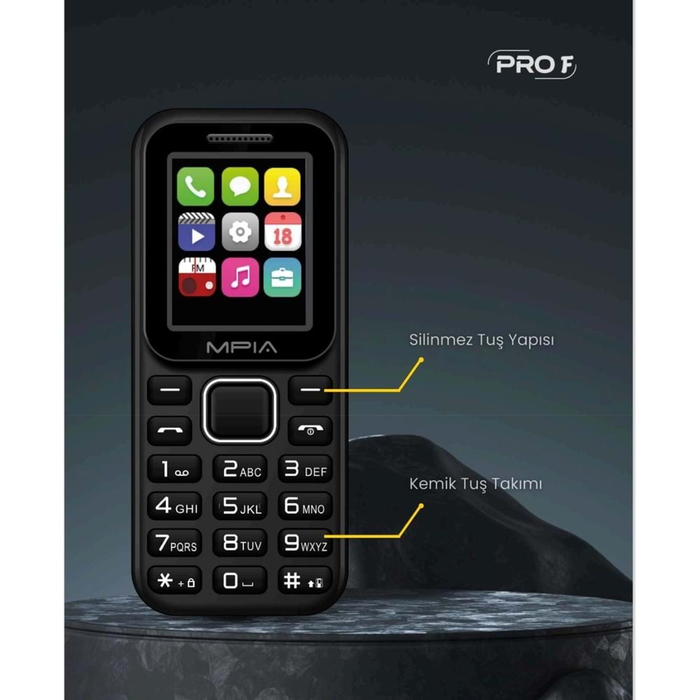 MPİA Pro Tuşlu Öğrenci ve Asker Cep Telefonu ( 2 Yıl Garantili )