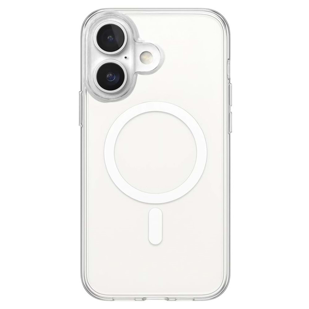 Newface iPhone 17 Kılıf Magneticsafe Şeffaf Silikon - Şeffaf