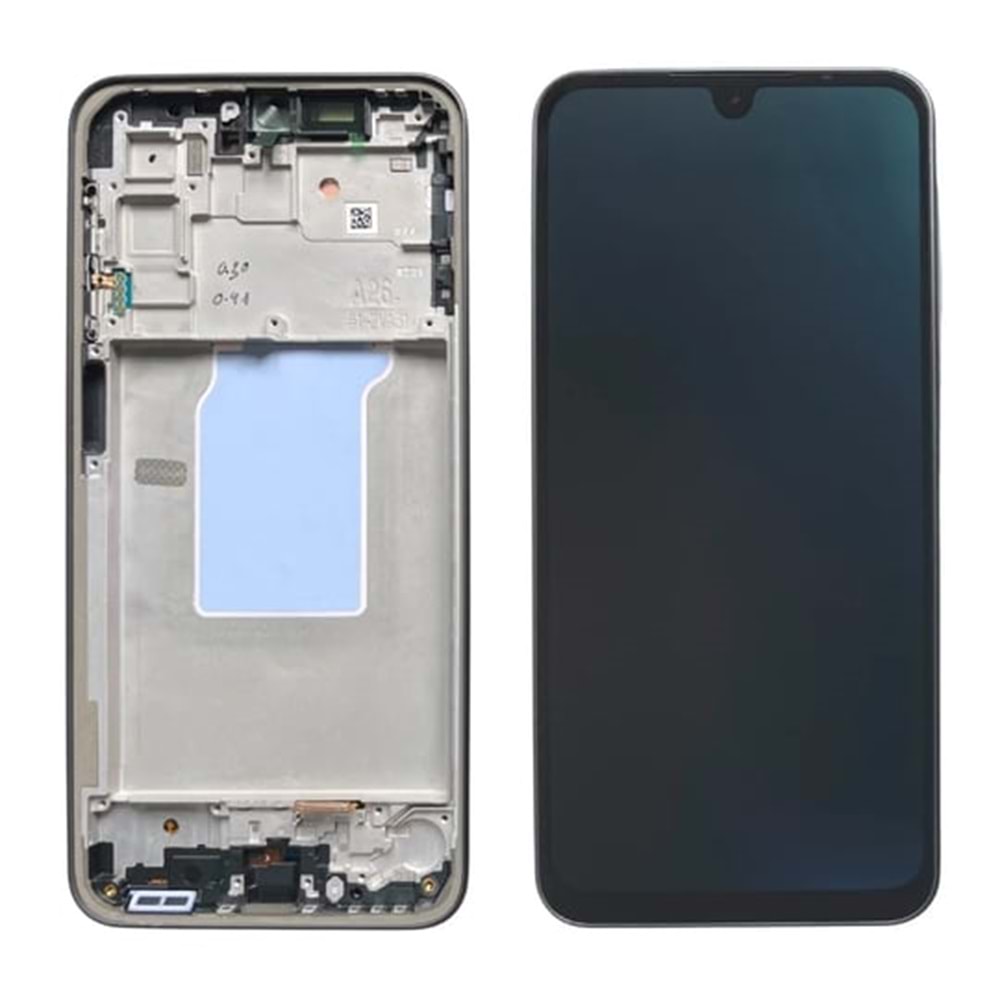 Samsung A266 A26 Lcd Ekran Servis Orjinal Kasalı - Siyah