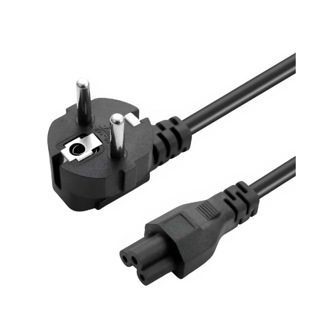 Concord C-501 Laptop Güç Kablosu Yonca 0,75 Mm. 1,2Mt.