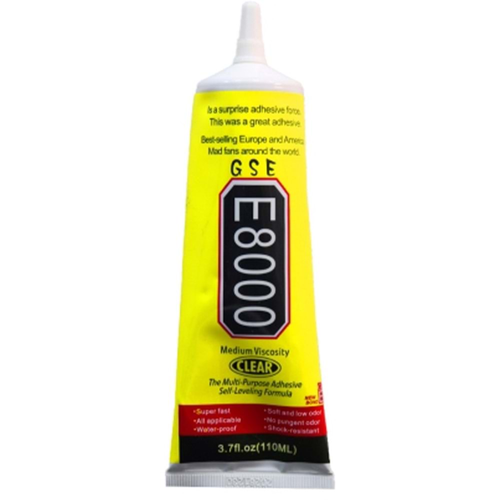 E8000 Şeffaf Yapıştırıcı 110ml