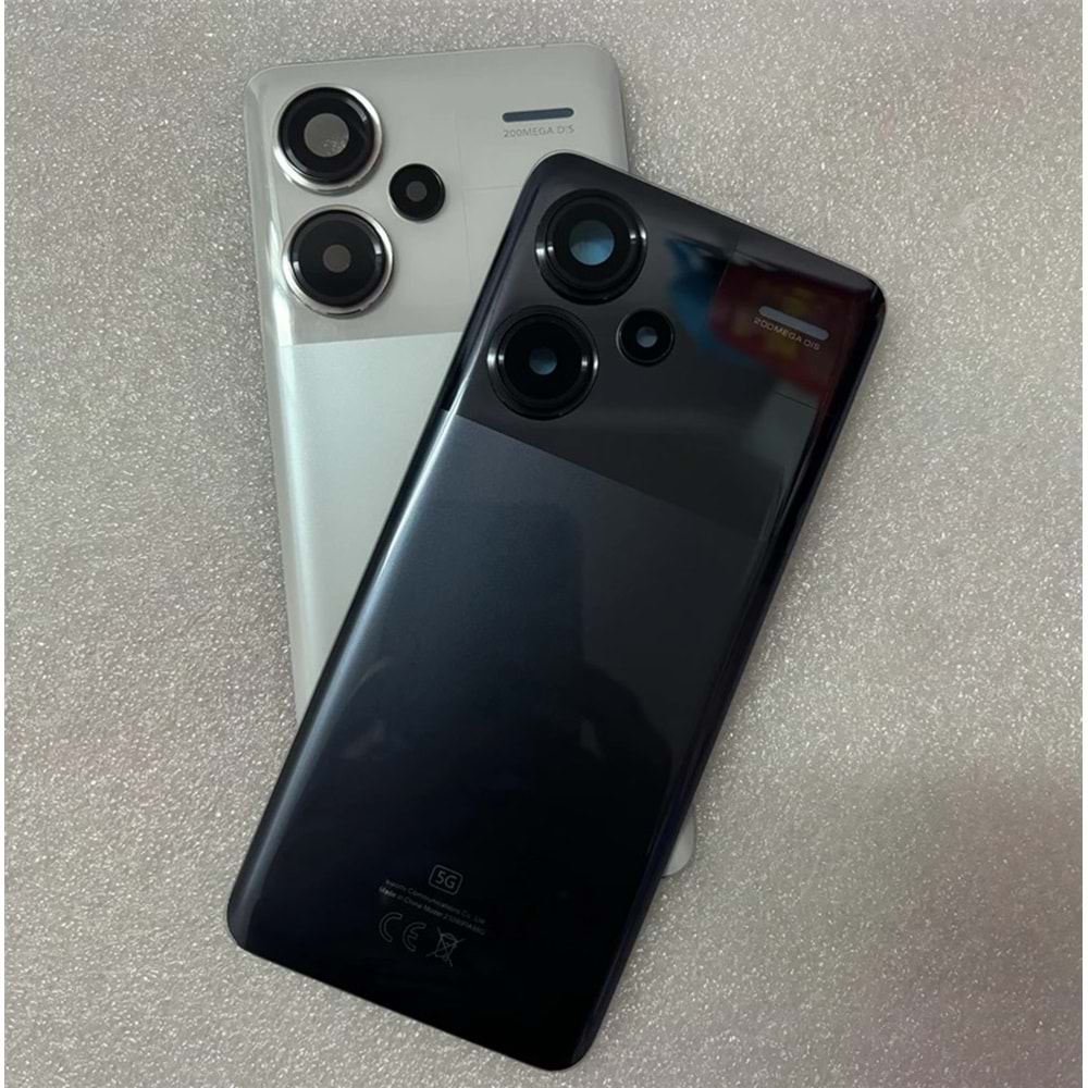 Xiaomi Redmi Note 13 Pro Plus Arka Kapak Kamera Camlı - Siyah