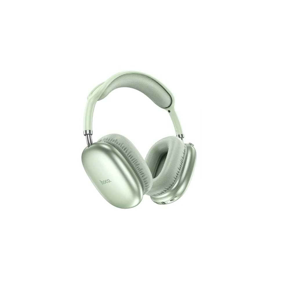 Hoco. W35 Air Triumph Aux Destekli Bluetooth Kablosuz Kulaklık - Yeşil