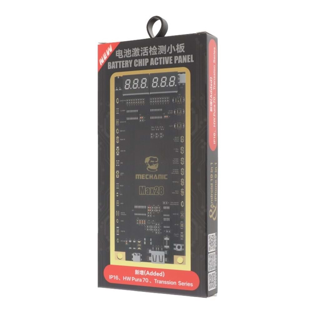 Mechanic Max 28 Android 400 Model + İos 6g/16 Pro Max Batarya Şoklama