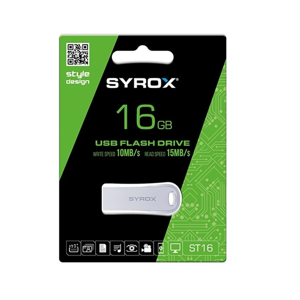 Syrox St16 Style 16 Gb Usb Flash Bellek