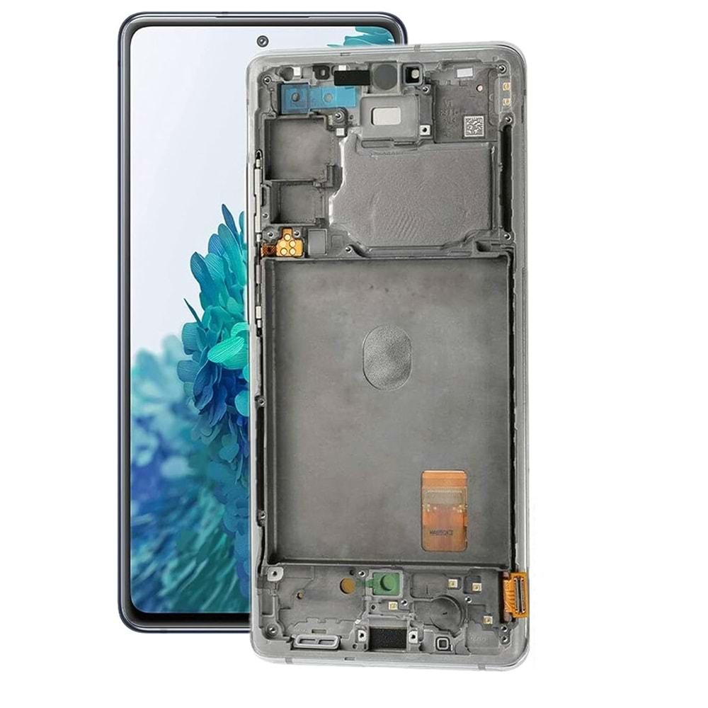 Samsung G780 S20 FE Lcd Ekran Kasalı Oled - Silver