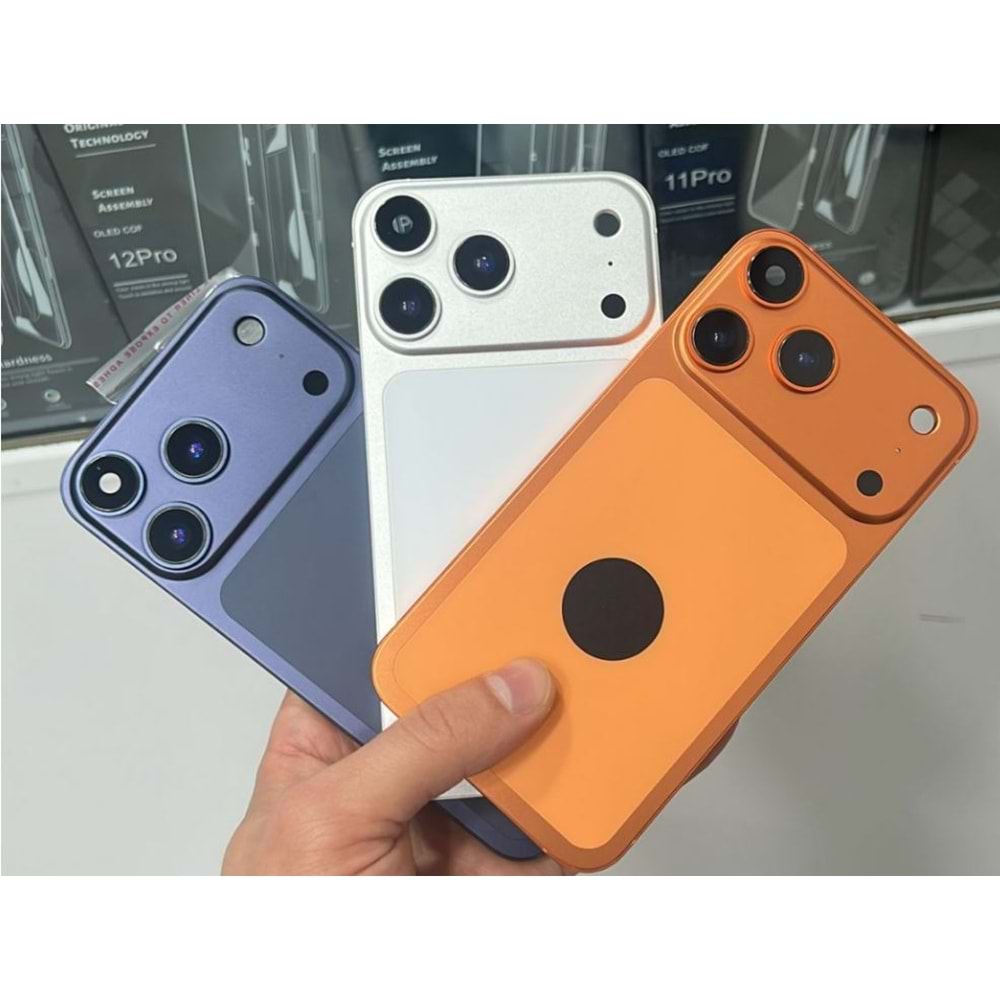 İphone 11 / İphone 17 Pro Dönüştürme Kasası - Turuncu