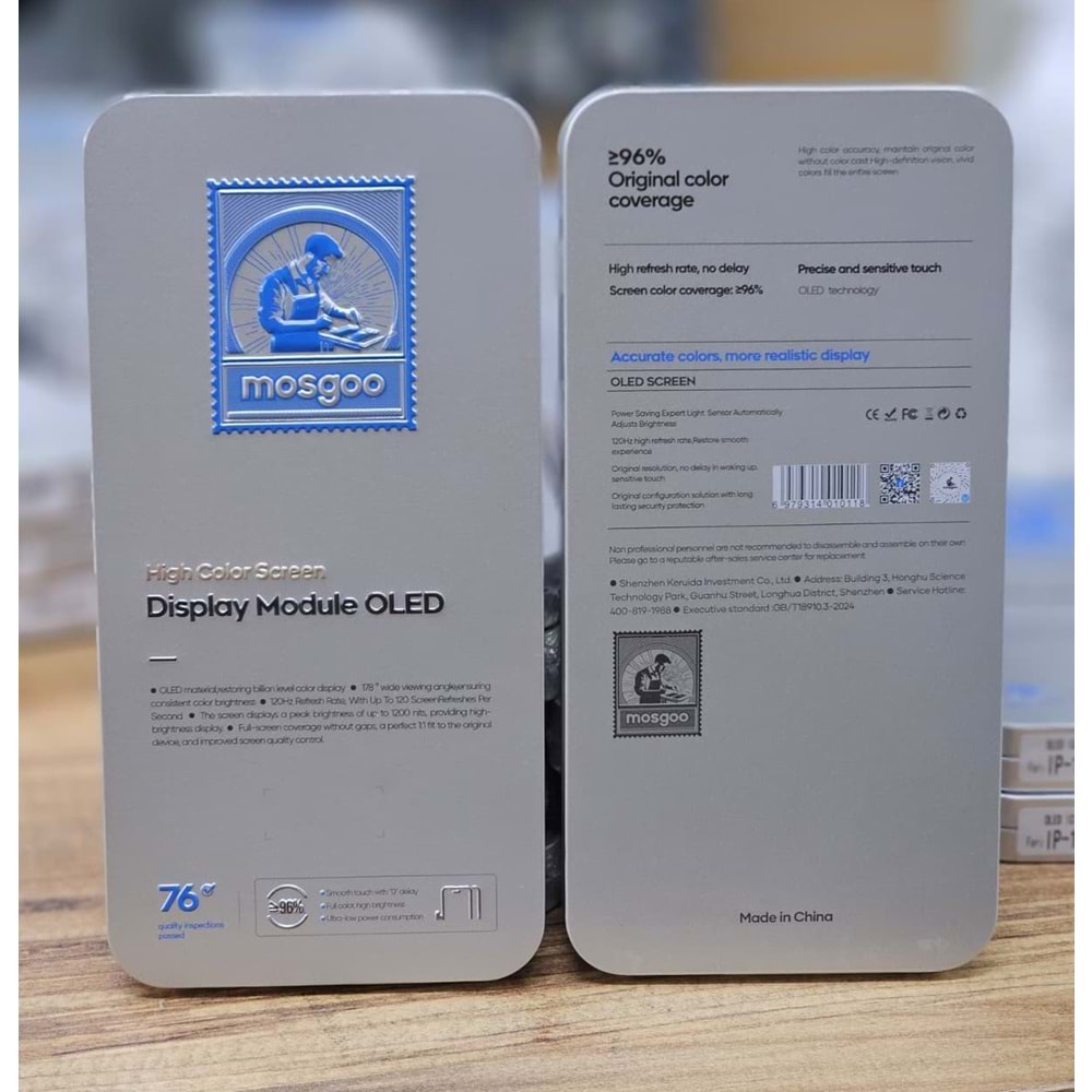 MOSGOO İphone Xs Lcd Ekran Hard Oled 120Hz