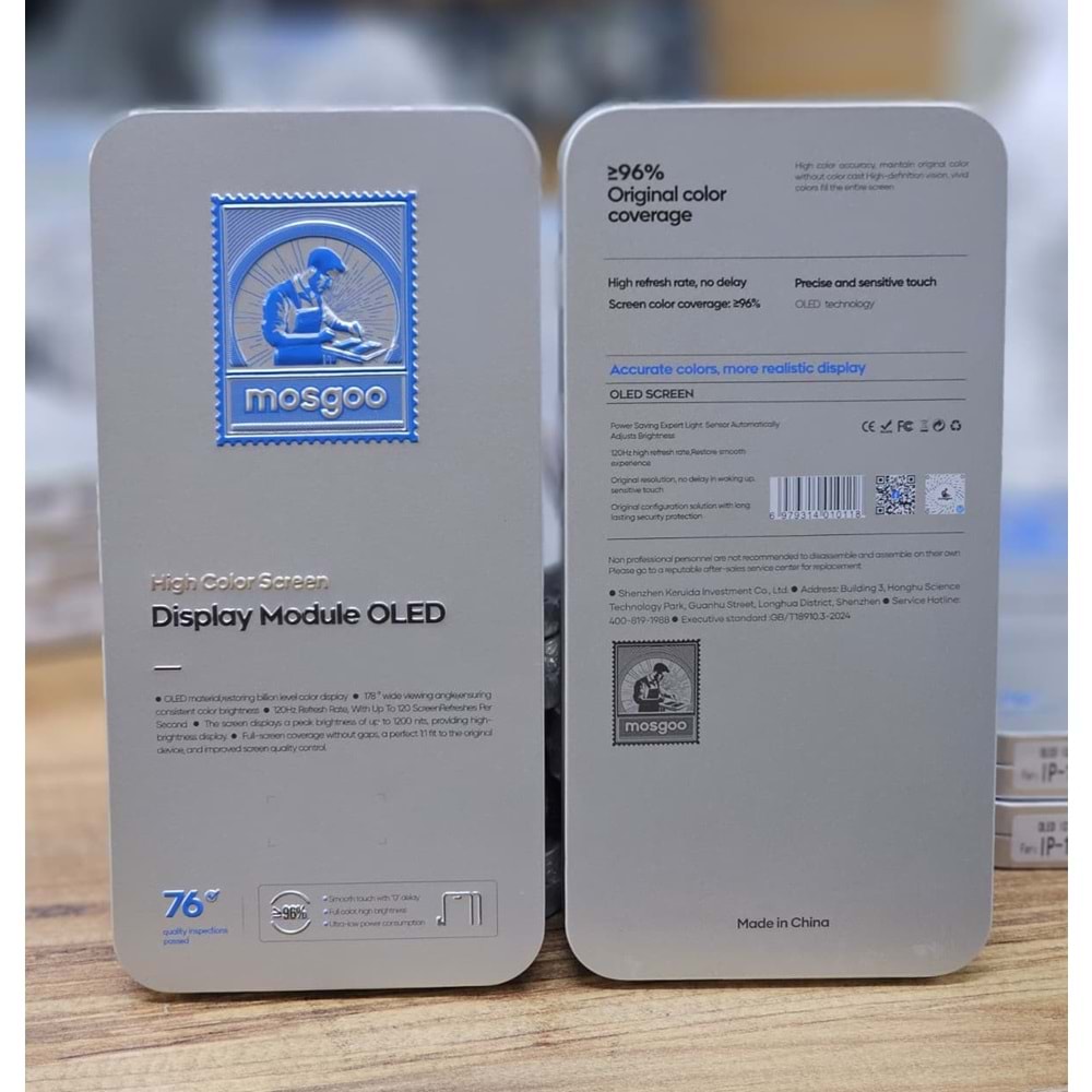 MOSGOO İphone 16 Lcd Ekran Soft Oled 120Hz