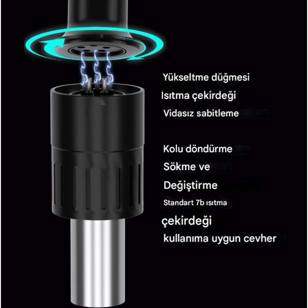Mechanic AirNova 1200W Sıcak Hava İstasyonu