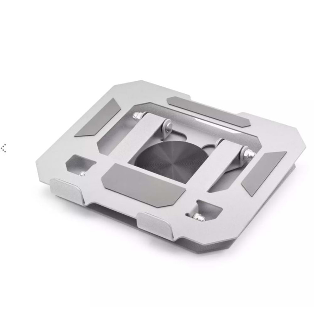 HADRON HDX8022 360° Döner Katlanır Ayarlanabilir Masaüstü Tablet ve Telefon Standı Metal - Gümüş