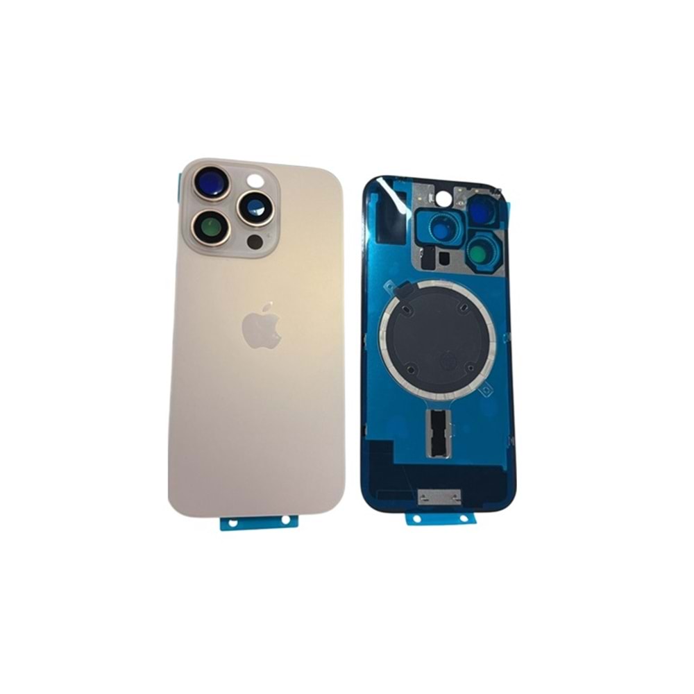 İphone 15 Pro Arka Kapak Kamera Camlı - Titanyum