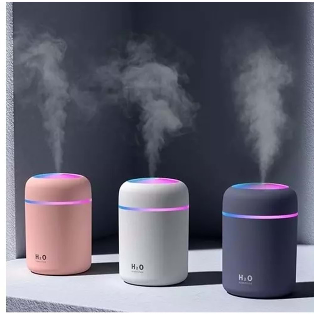 Katjmer H20 Nemlendirici Renkli Ortam Işığı Hava Nemlendirici Buhar Makinesi
