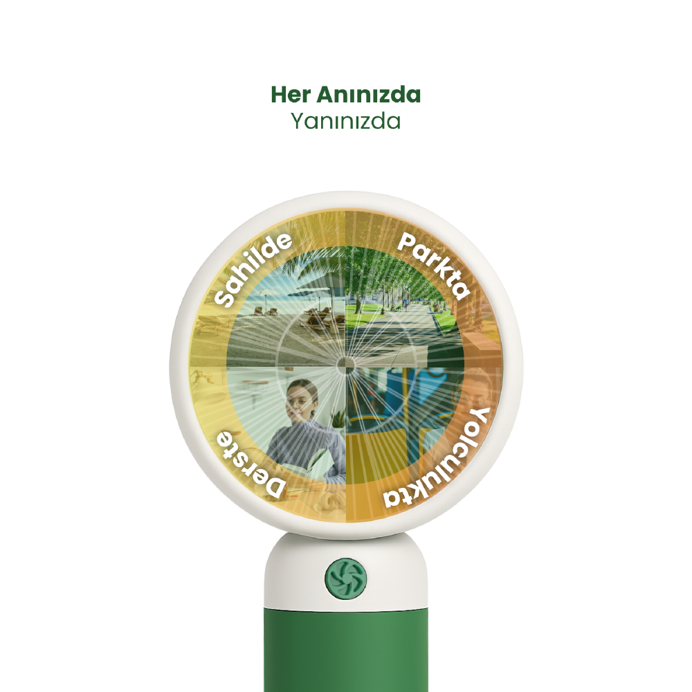 CRD MS-50 Mini Fan - Yeşil