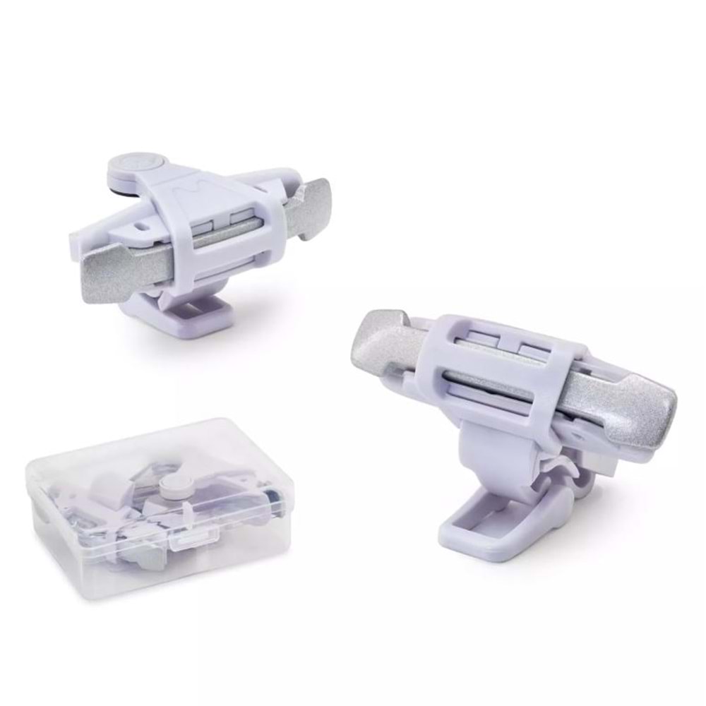 HADRON HDX3582 Mobil Oyun Tetiği L1 R1 Mouse Tıklama Hissiyatlı Ateş Butonu PUBG CoD Free Fire Uyumlu - Beyaz