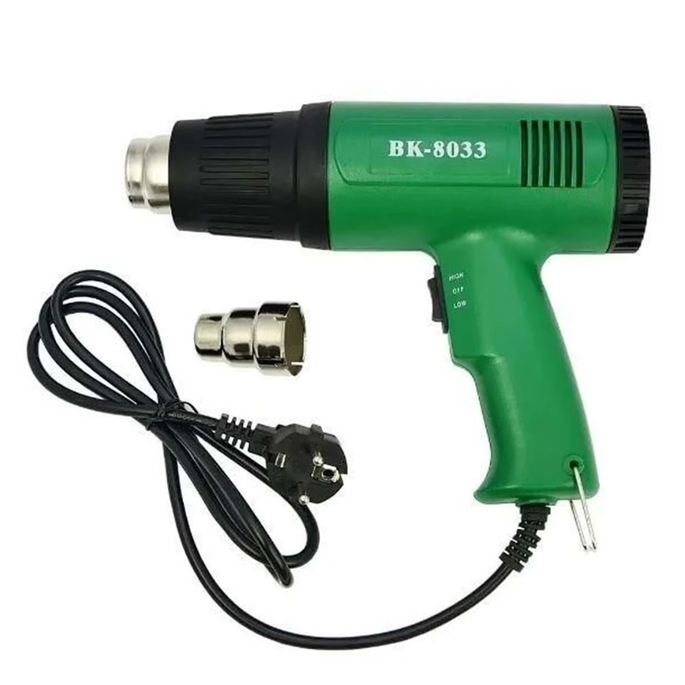 Bakü Bk-8033 220V Sıcak Hava Tabancası