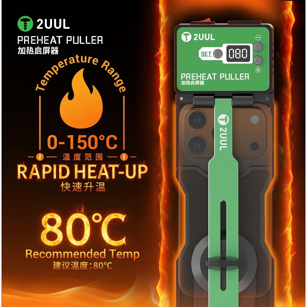 2UUL DA10 Ekran Ayırma ve Ekran Tutucu Makinası