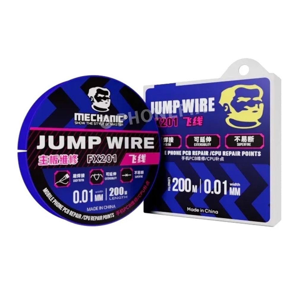 Mechanic FX201 Hat Çekme Teli 0.01mm 200m
