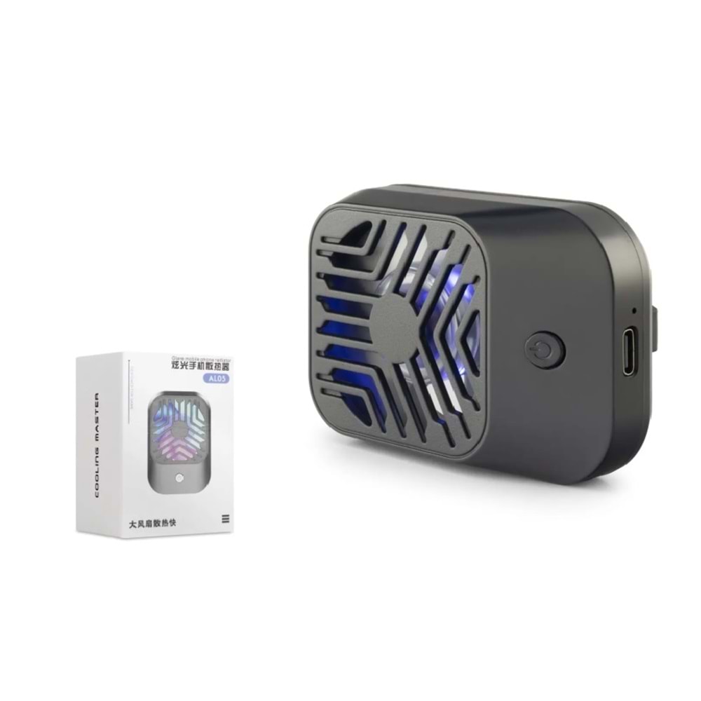 HADRON HDX4389 Fanlı Telefon Soğutucu Bataryalı LED - Siyah