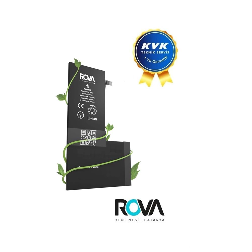 Rova İphone 12 Mini Batarya Güçlendirilmiş 2530 Mah. WFX ( Pil Uyarısı Vermez 2.El Yazar)