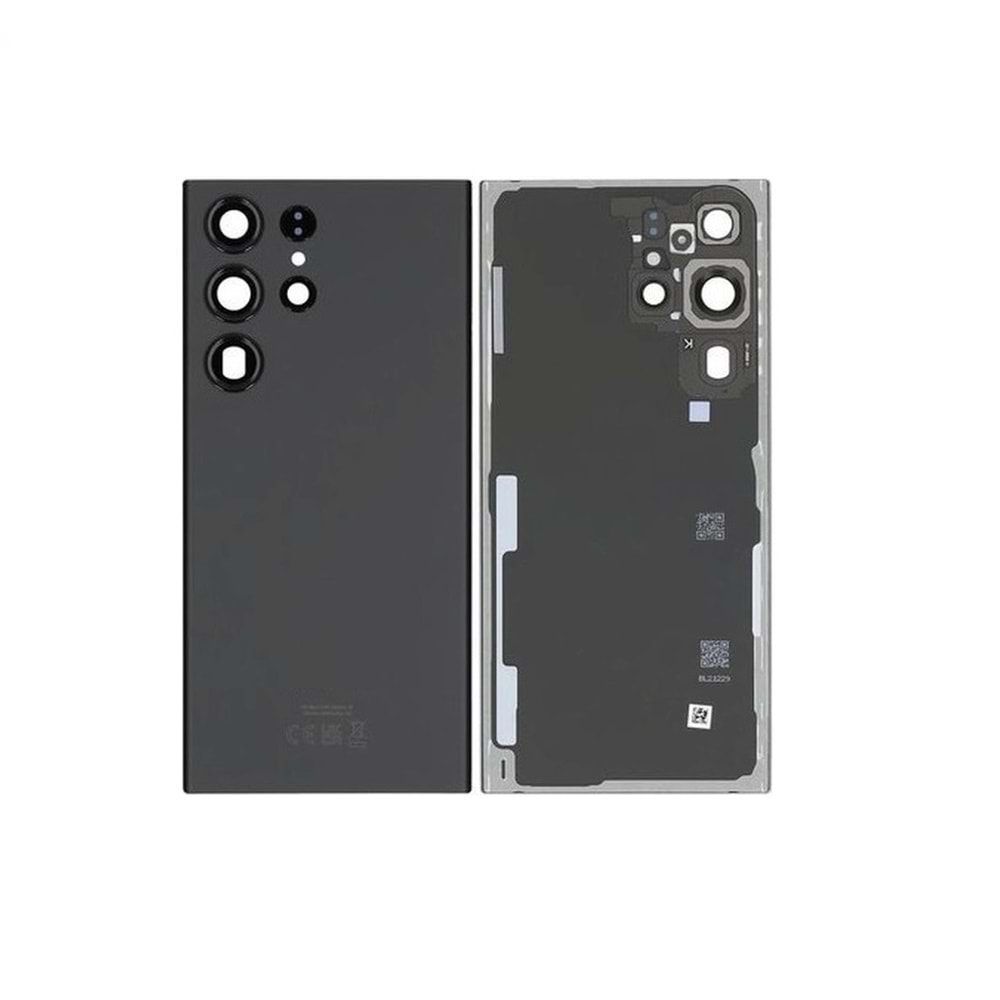 Samsung S23 Ultra Arka Kapak Kamera Camlı - Siyah