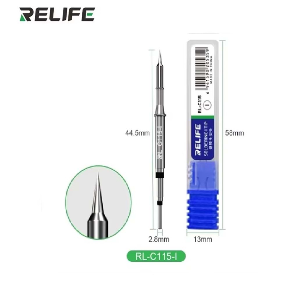 Relife C115-I Düz Havya Ucu