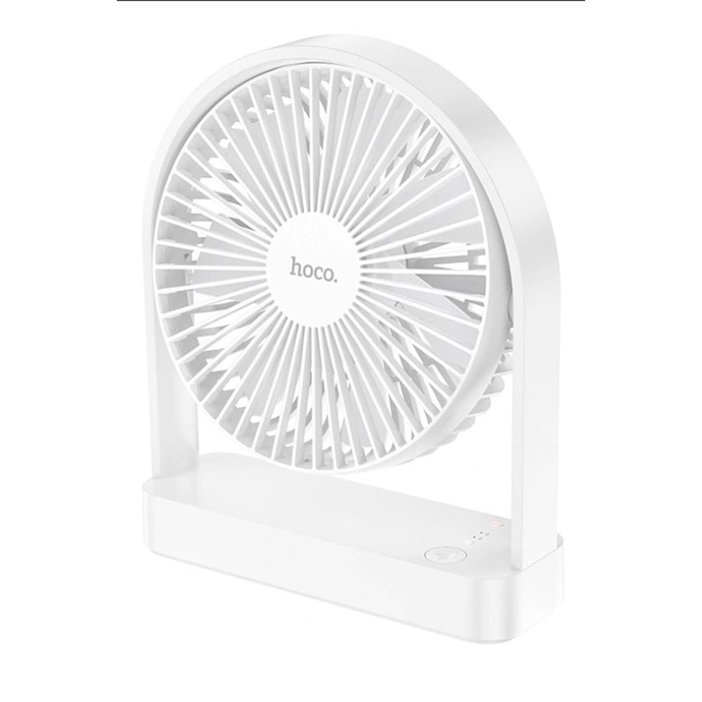 Hoco. HX65 Ultra İnce Masaüstü Soğutucu Fan - Beyaz