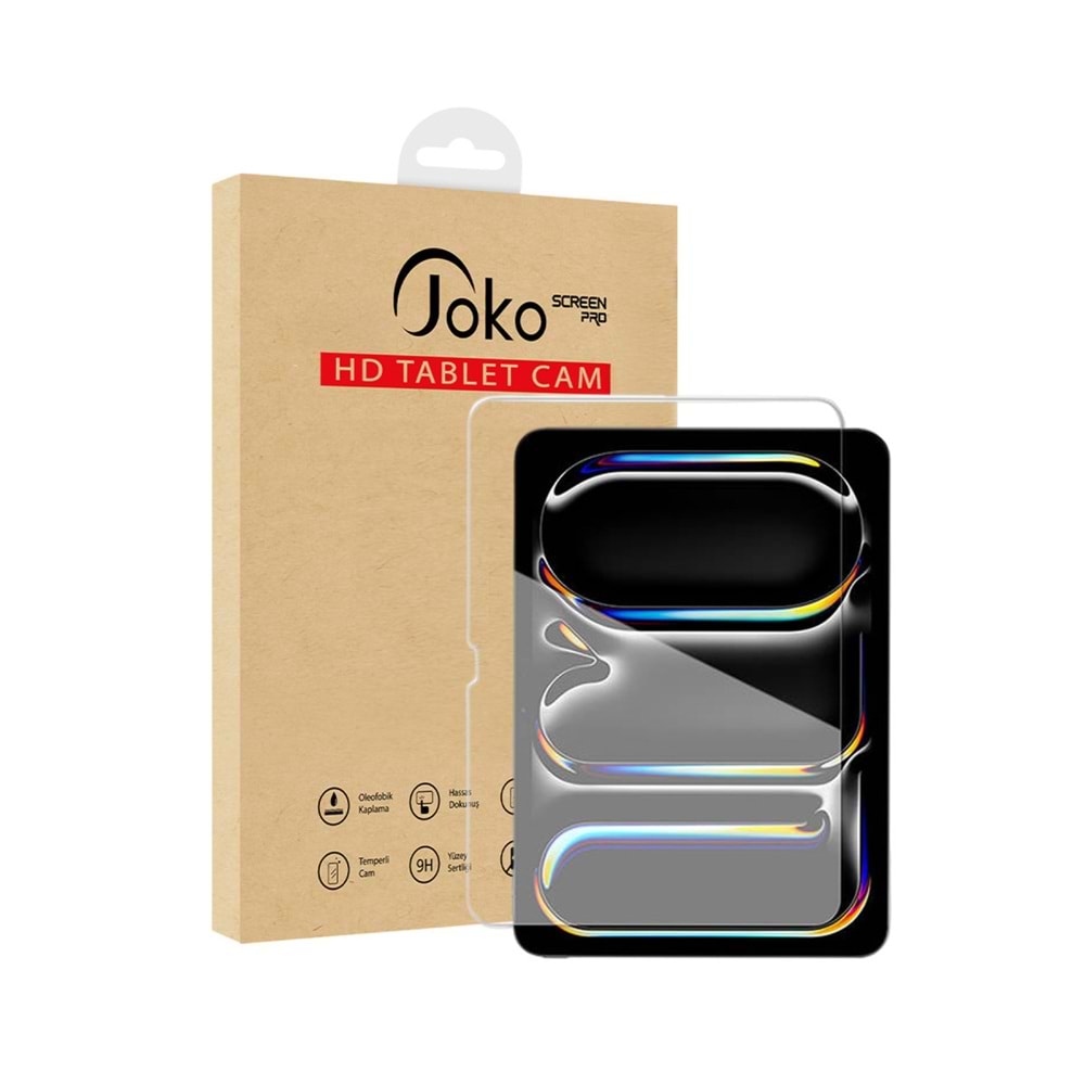 Joko Samsung Tab A9 X110 - Tab A11 X130 - Redmi Pad SE 8.7 - Honor Pad X7 Tablet Ekran Koruyucu - Şeffaf