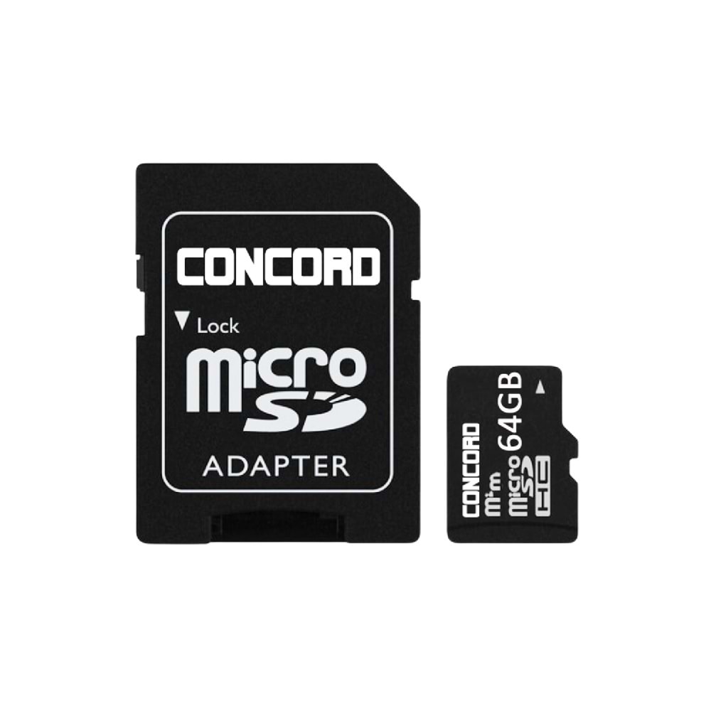 CONCORD CM64 High Speed 64GB Hafıza Kartı TF Kart & SD Adaptör