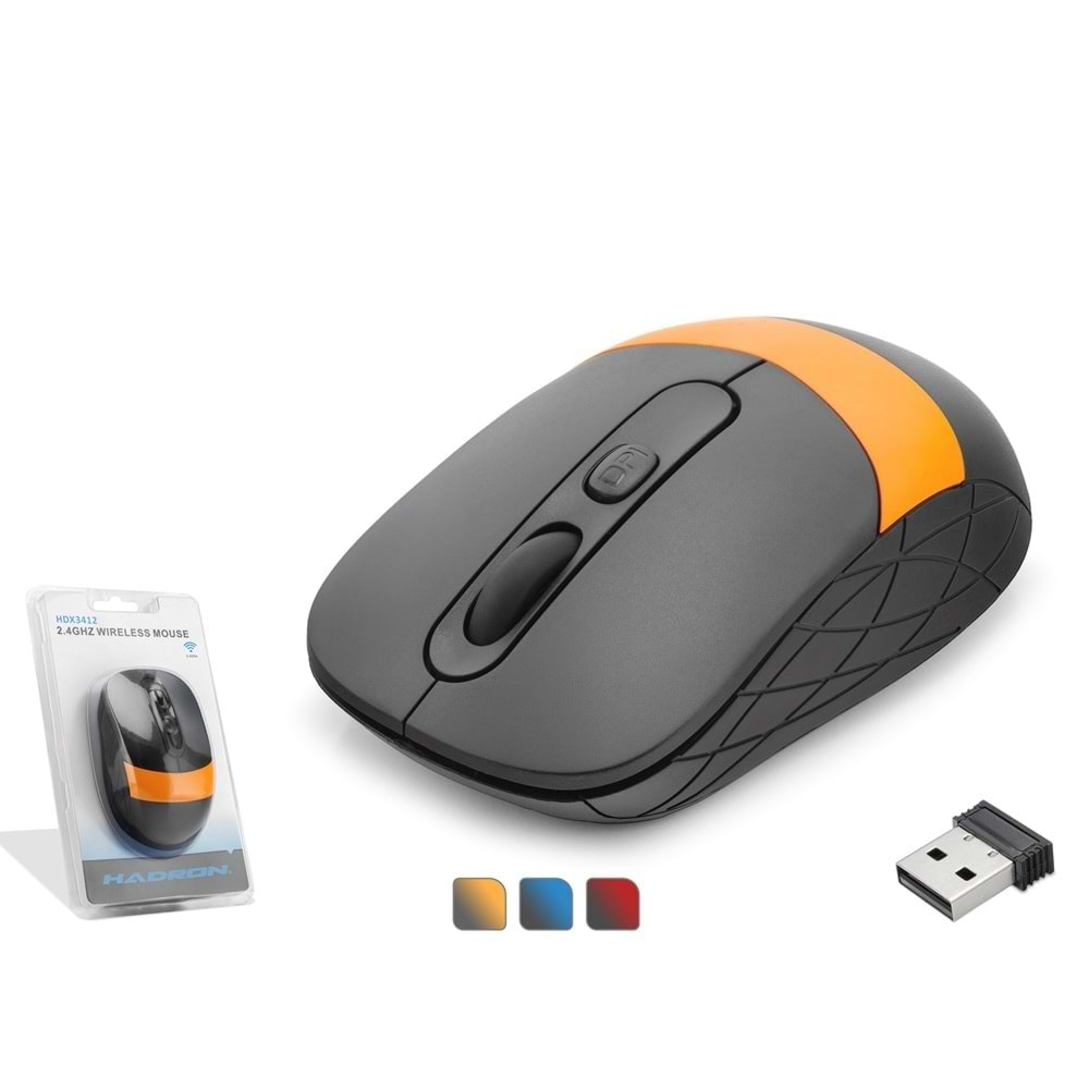 HADRON HDX3412 Kablosuz Mouse 2.4 GHz 1600 DPI