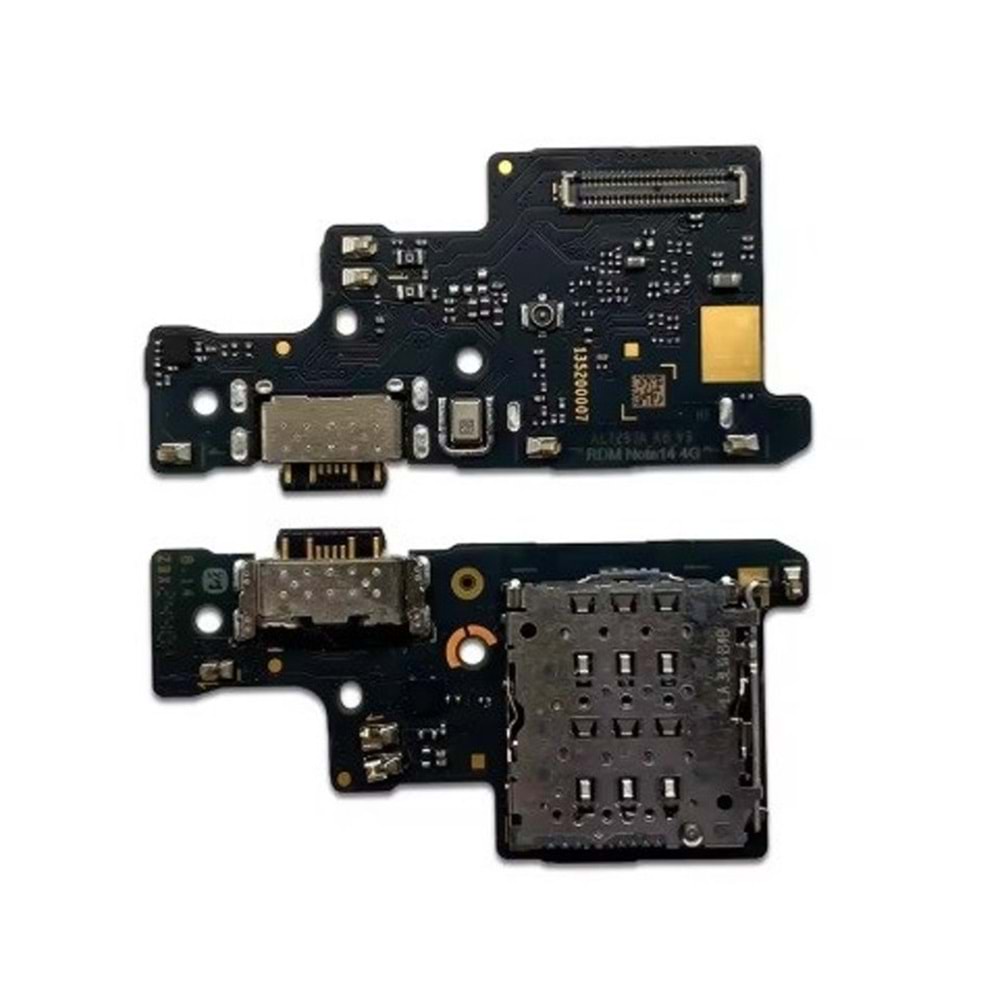 Xiaomi Redmi Note 14 4G Şarj Bordu + Sim Yuvası