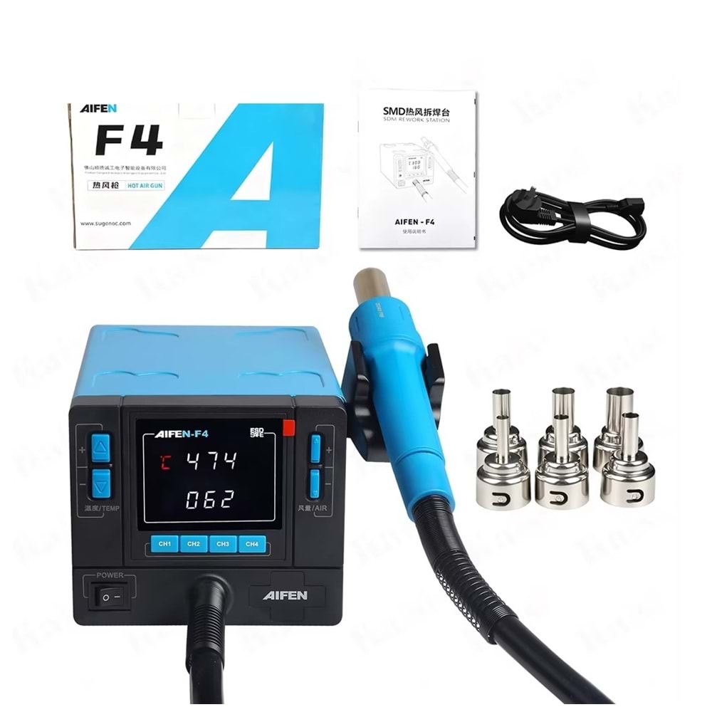 Aifen F4 Profosyonel Sıcak Hava Makine 1000w
