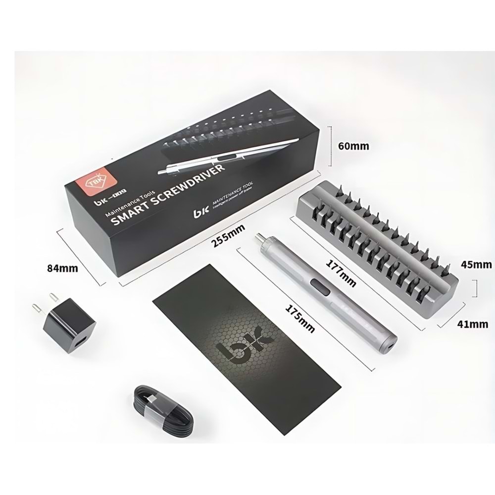 TBK BK-009 Torklu Şarjlı Tornavida