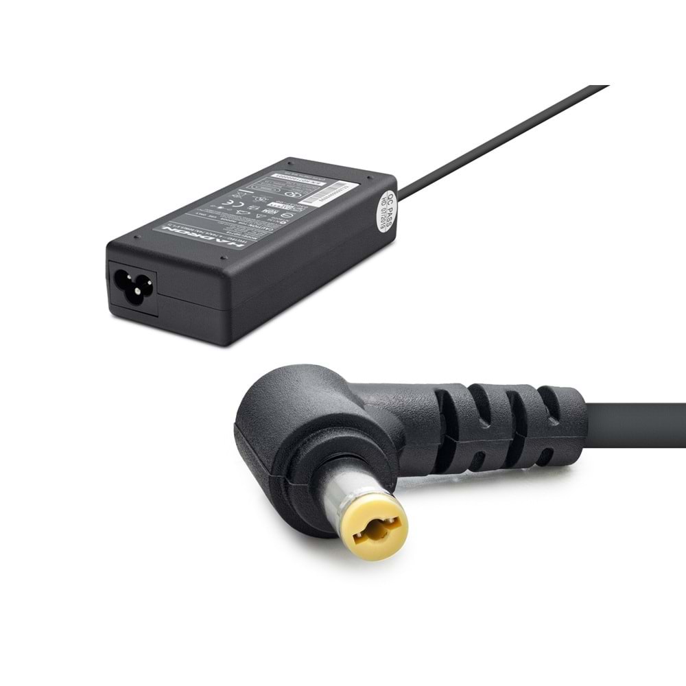 HADRON HD719 Laptop Adaptörü 90W 19V 4.74A 5.5x1.7 mm Acer Packard Bell Siyah