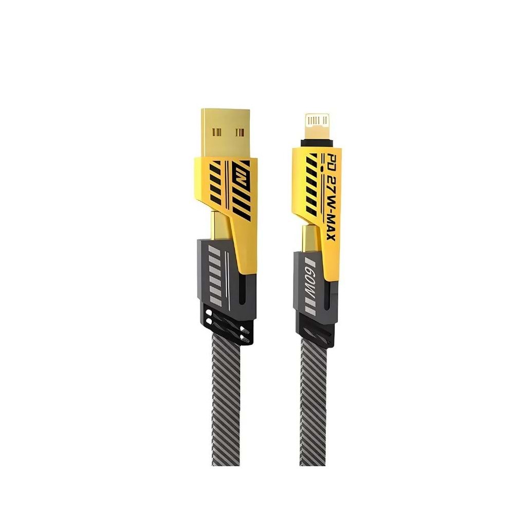 Newpower SDL F279 Typec / Lightning To Usb 4in1 Çoklu Hızlı Usb Kablo 67w - 27w