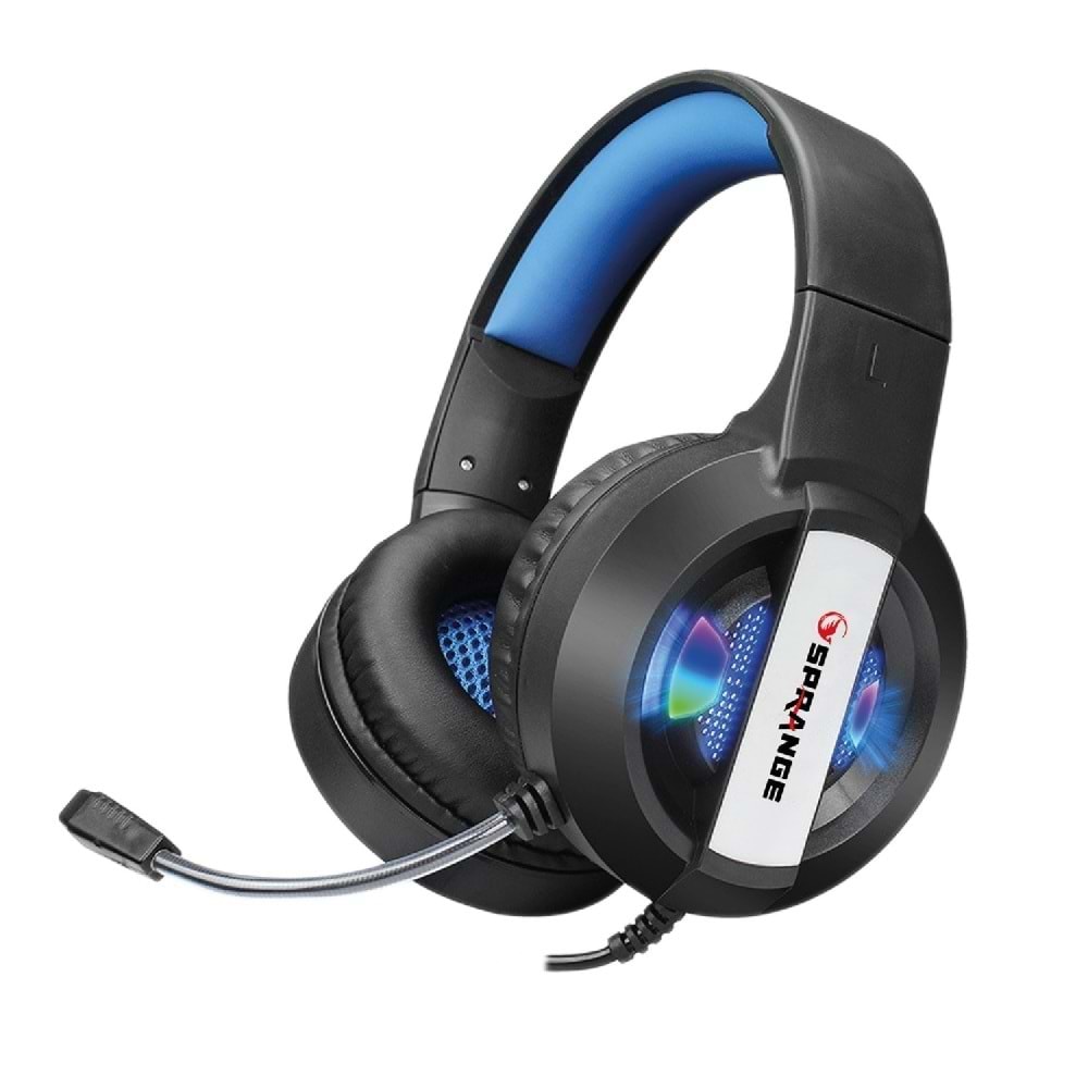 SPRANGE SR-X11 7+1 LED Işıklı Mikrofonlu Oyuncu Pc Kulaklık