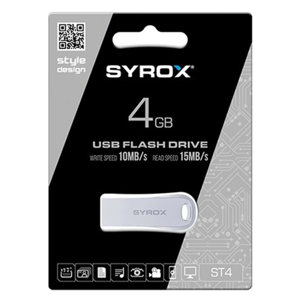 Syrox St4 Style 4 Gb Usb Flash Bellek