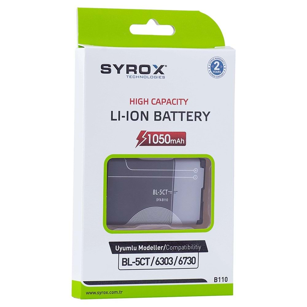 Syrox Nokia Bl-5Ct Batarya B110