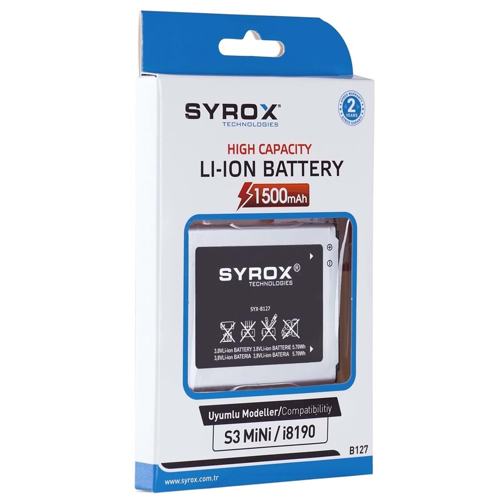 Syrox Samsung S3 Mini Batarya B127