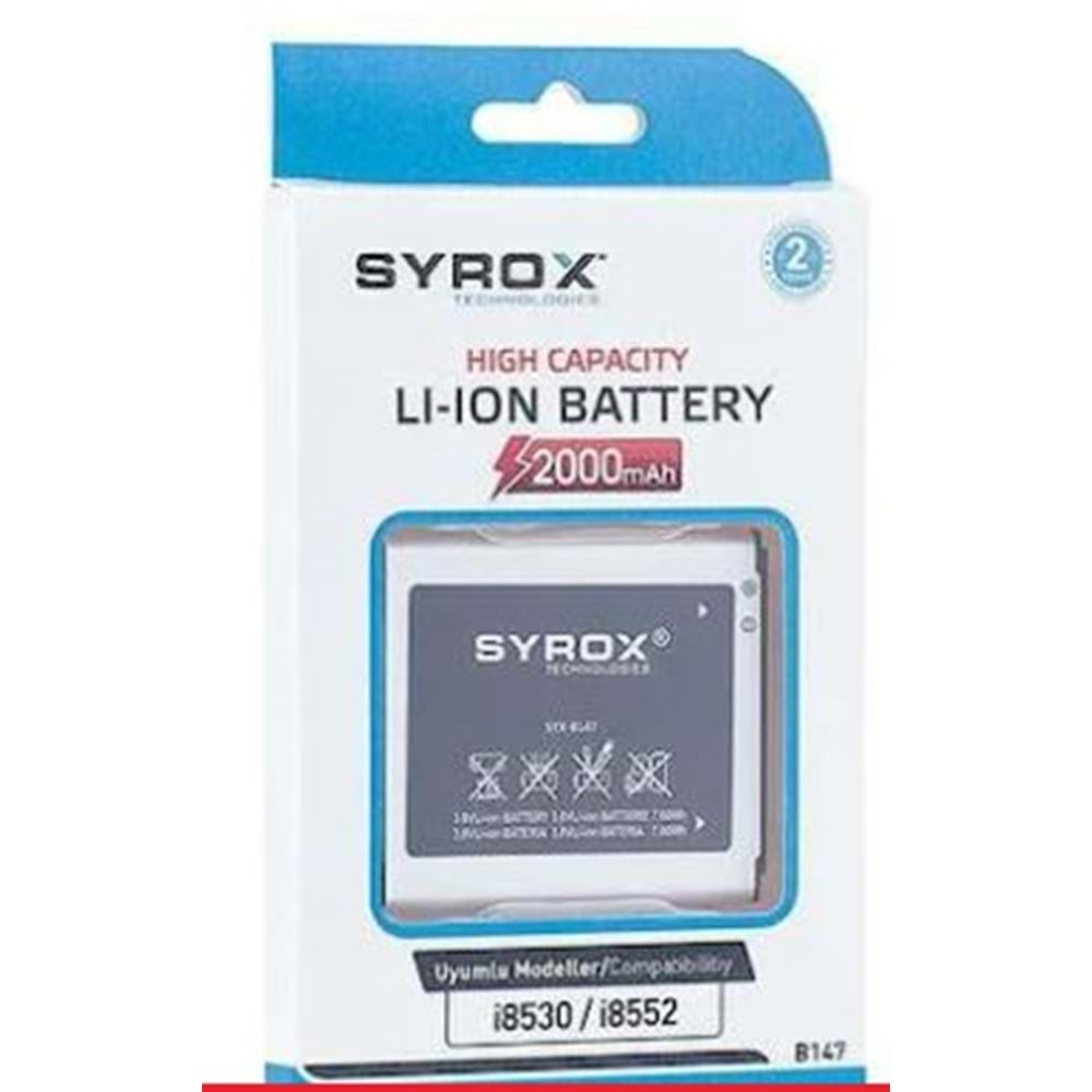 Syrox Samsung 8552 Batarya B147