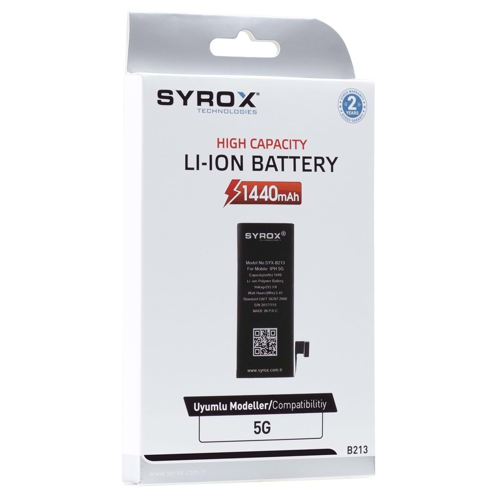 Syrox İphone 5 Batarya B213