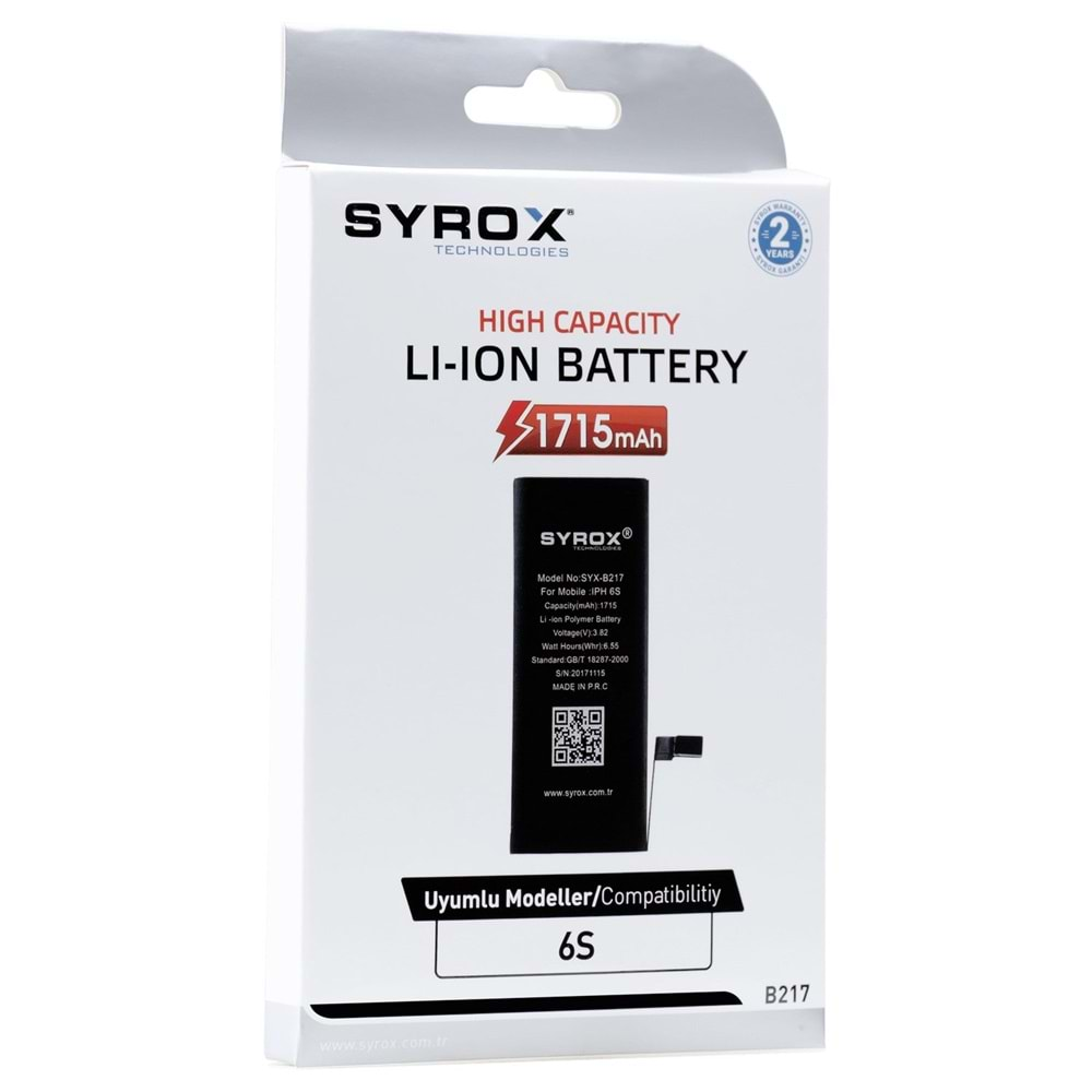 Syrox İphone 6S Batarya B217